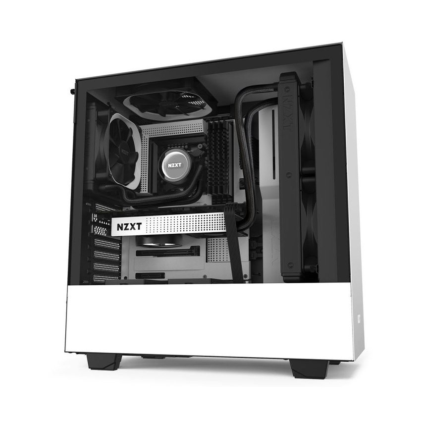 Vỏ Case NZXT H510 MATTE (Mid Tower/Màu Trắng) - MBC