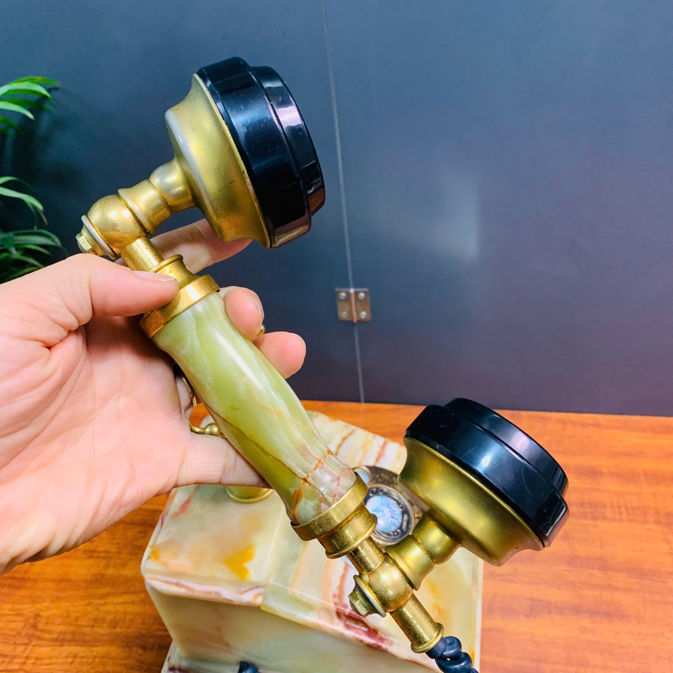 Điện thoại để bàn Châu Âu đá cẩm thạch