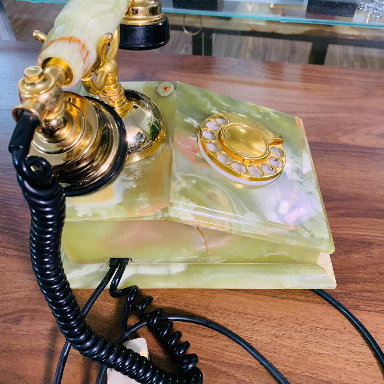Điện thoại để bàn Châu Âu đá cẩm thạch
