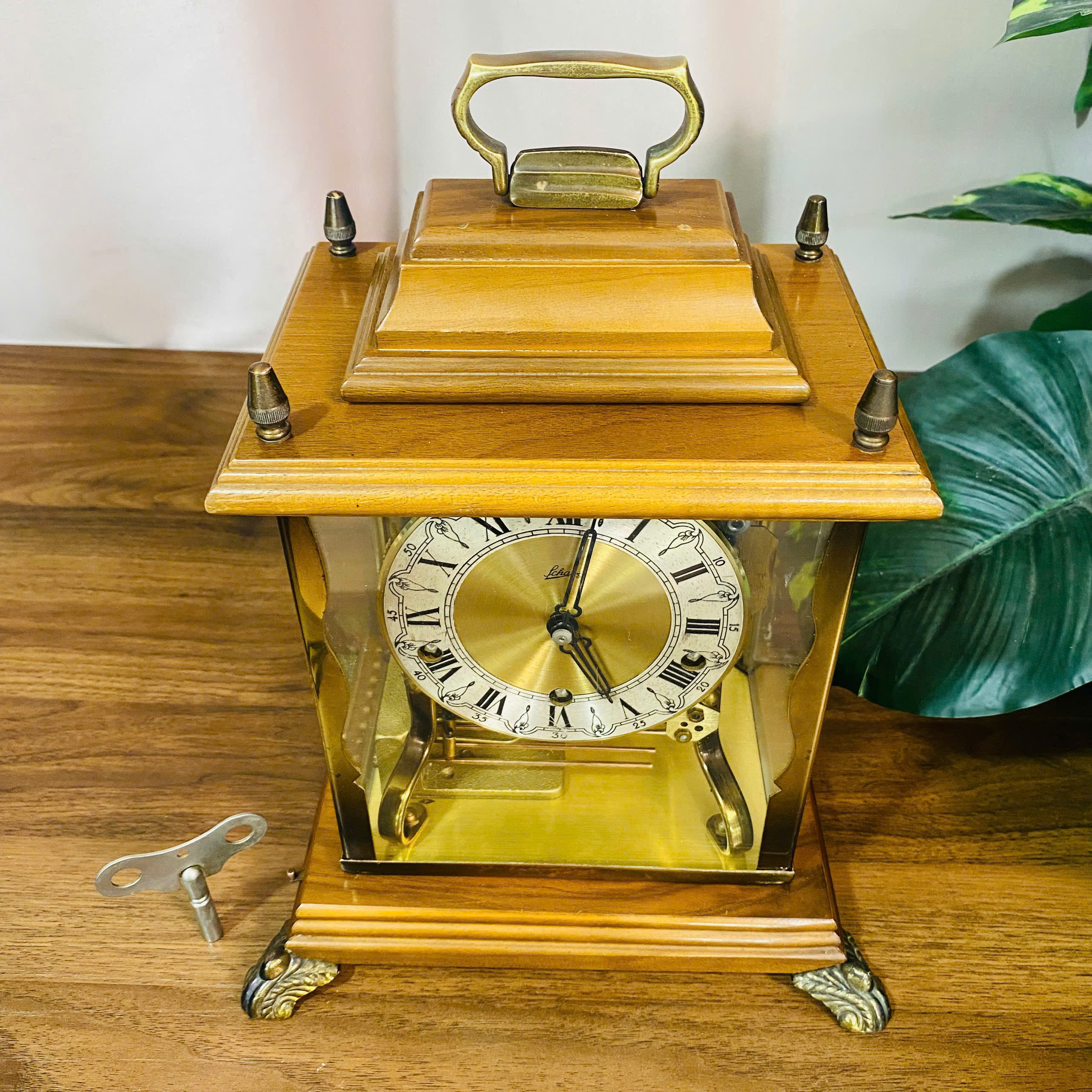 Đồng hồ để bàn Schatz 8 gông 8 búa 3 bản nhạc