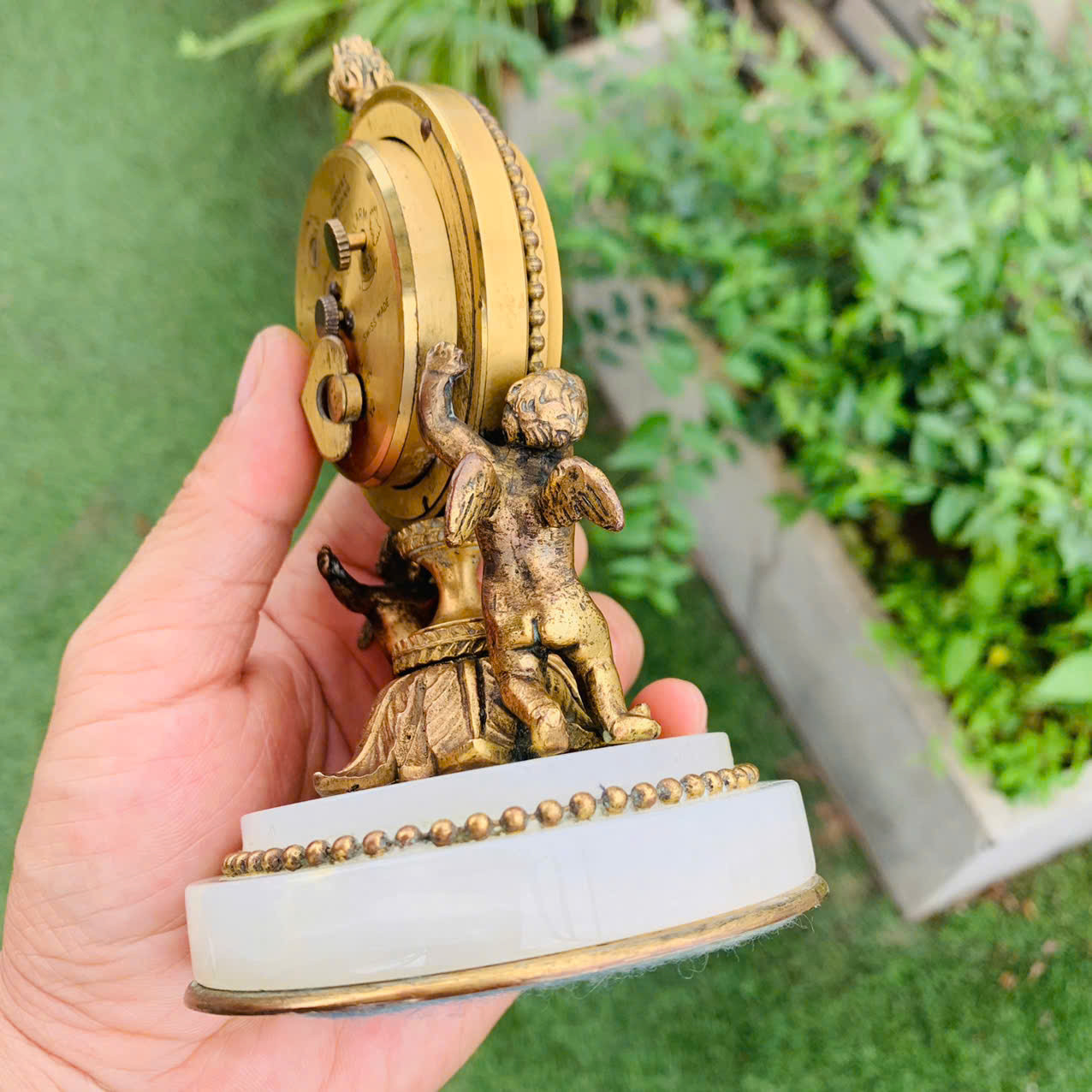Đồng hồ báo thức Swiza Thụy Sĩ tượng thiên thần