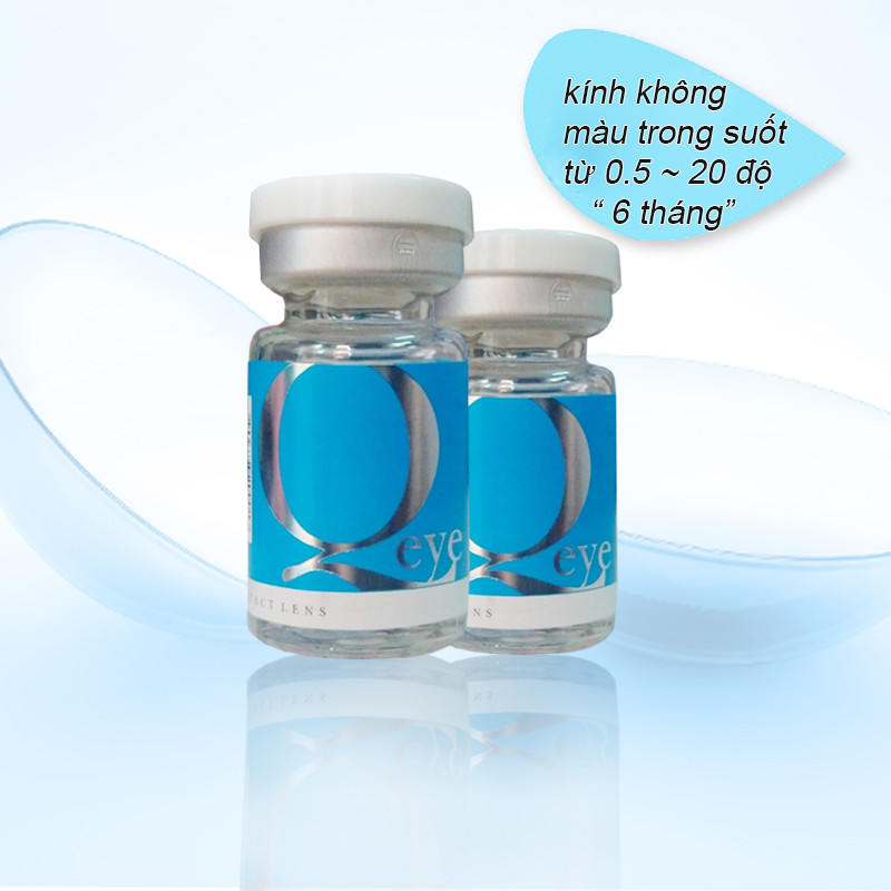 KÍNH KHÔNG MÀU 6 THÁNG (1.00 độ -> 8.00 độ)