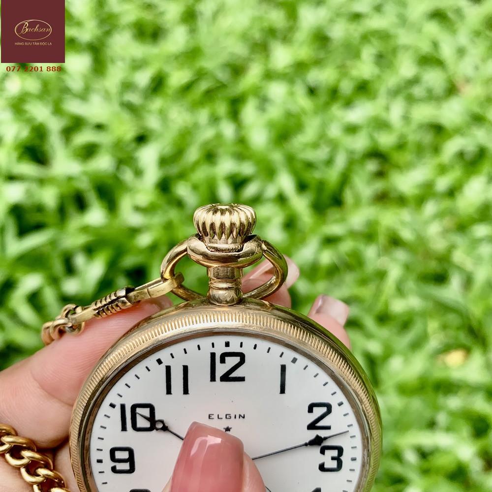 Đồng hồ quả quýt Elgin size đại bao đẹp