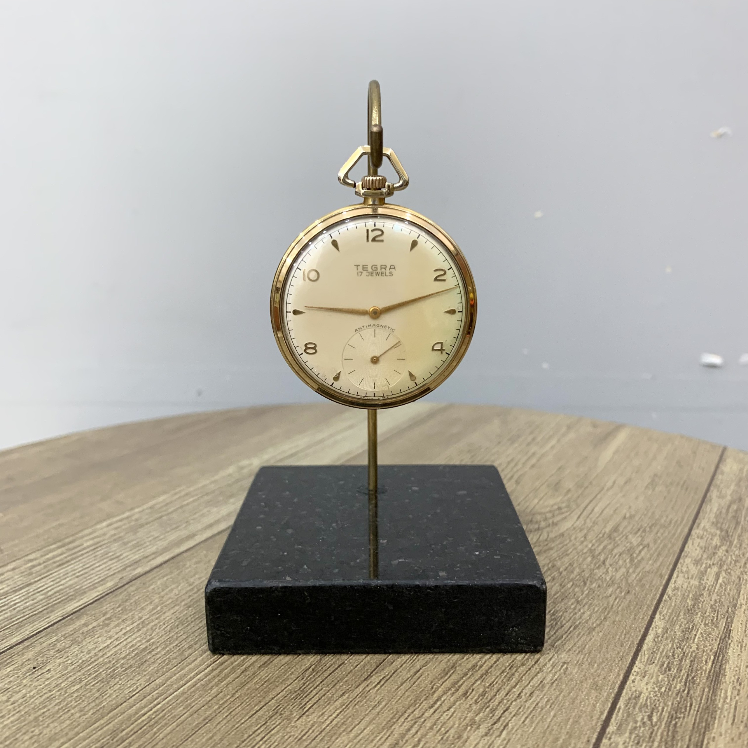 Đồng hồ quả quýt Tegra 17 jewels Thụy Sỹ