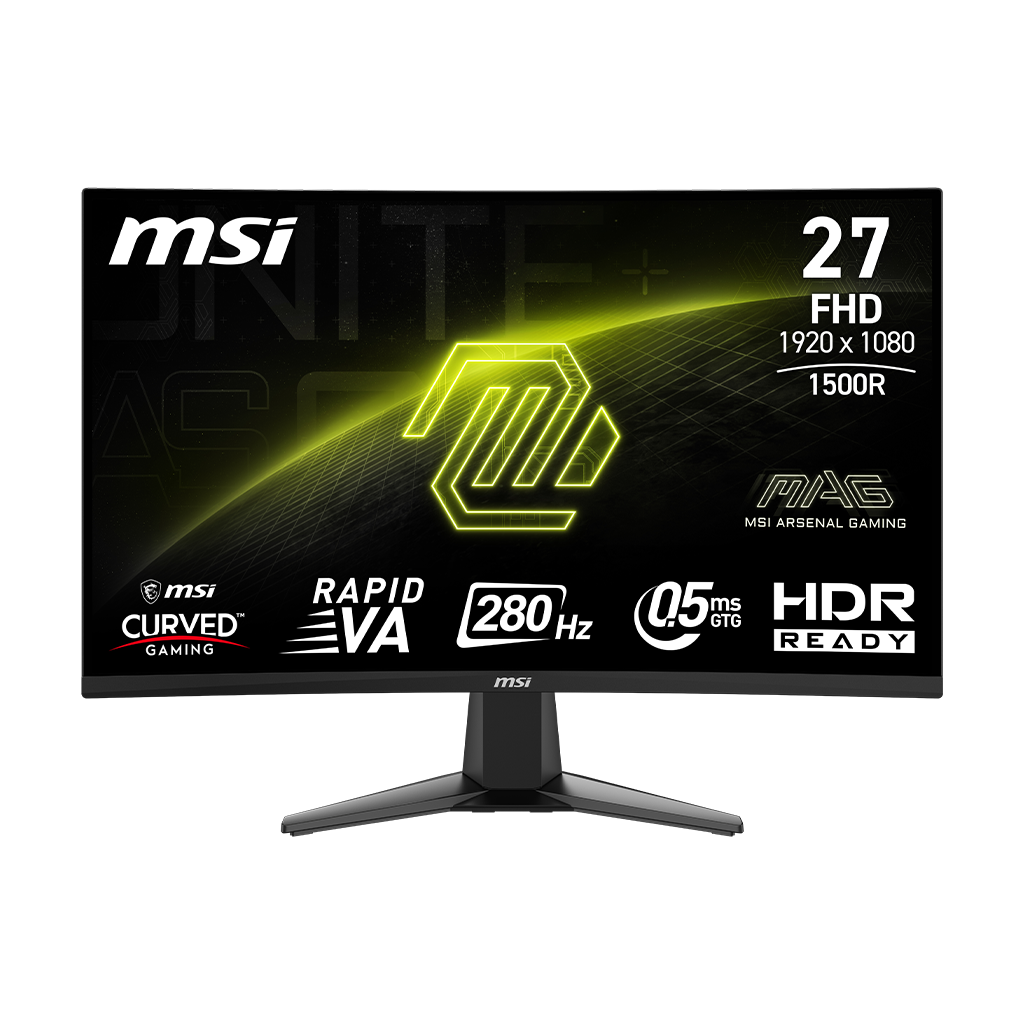 Màn hình cong MSI MAG 276CXF 27" FHD 280Hz 0.5ms Rapid VA 1500R FreeSync™ chuyên game