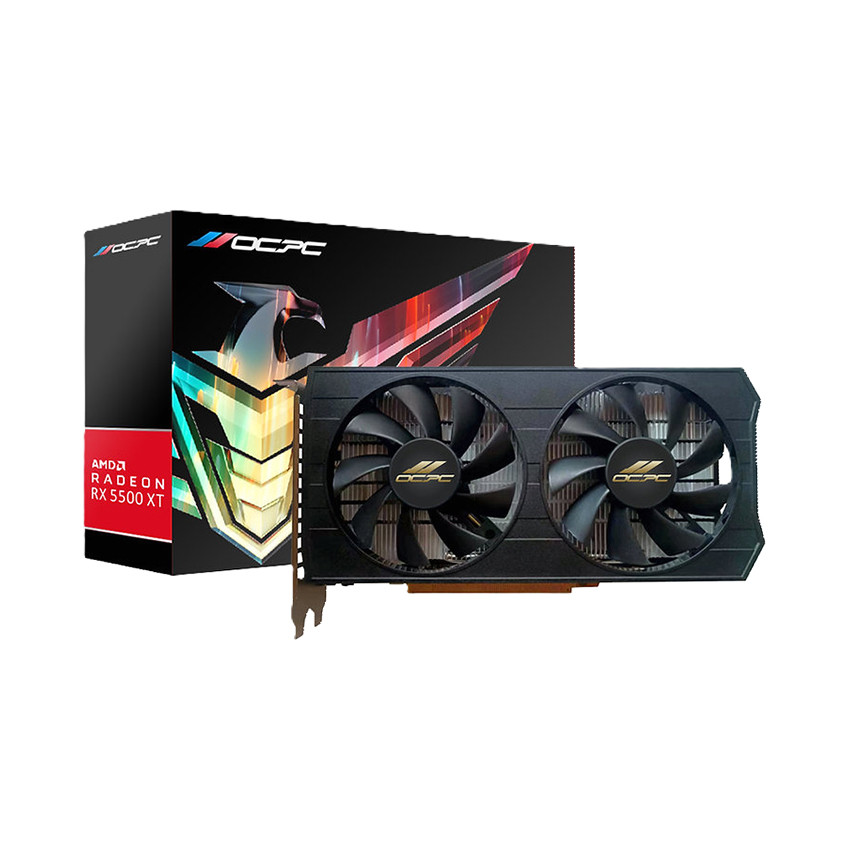 Card màn hình OCPC RX 5500 XT 8GB XE GDDR6 (Đen, OCVARX5500XTG8D6)