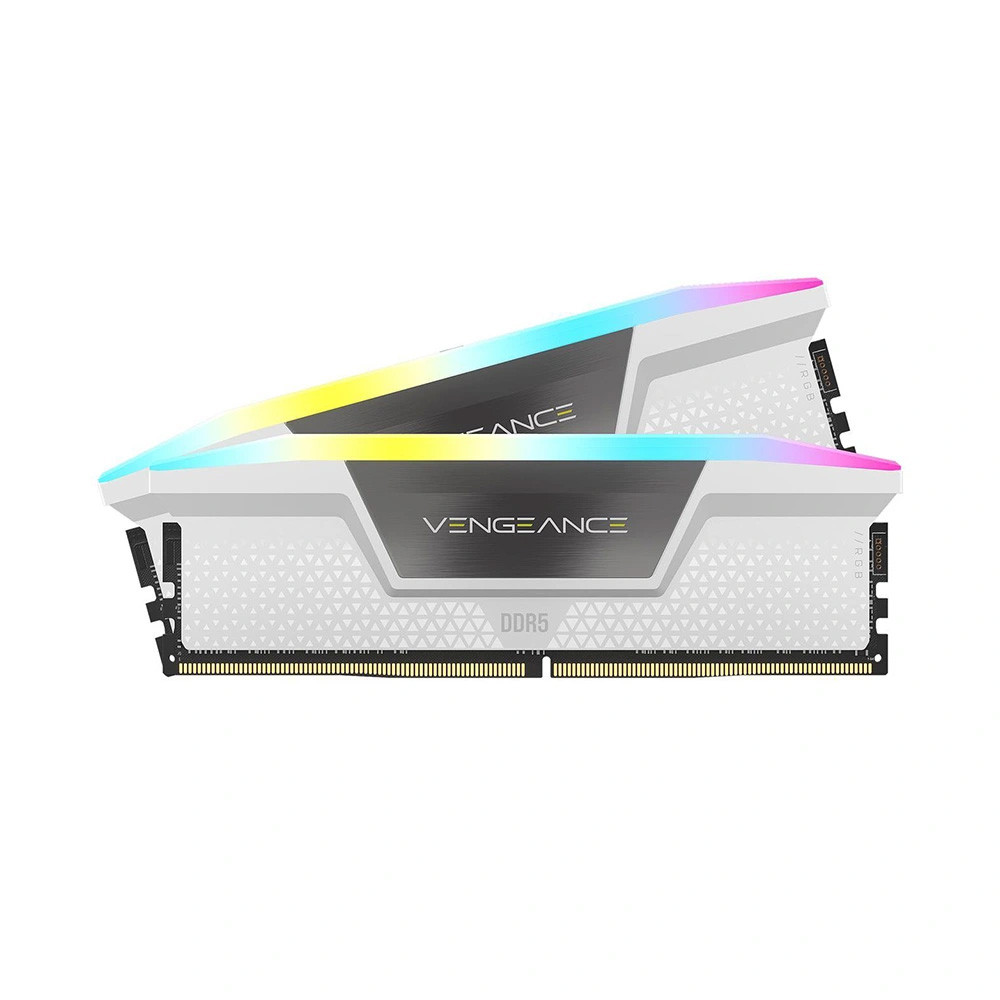 RAM Corsair Vengeance RGB White Heatspreader 32GB (2x16GB) DDR5 6000MHz (CMH32GX5M2E6000C36W)