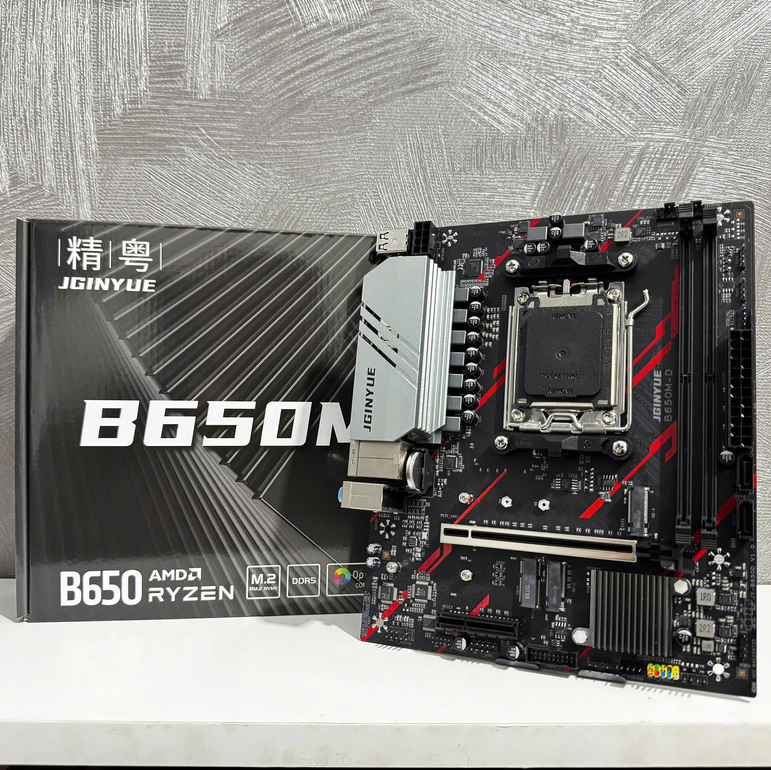 Mainboard Jginyue B650M-D New Full Box, Bảo Hành 36 Tháng