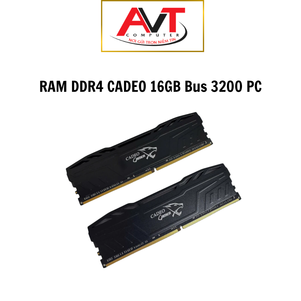 Ram PC CADEO DDR4 16GB  Bus 3200Mhz bảo hành chính hãng 36 tháng