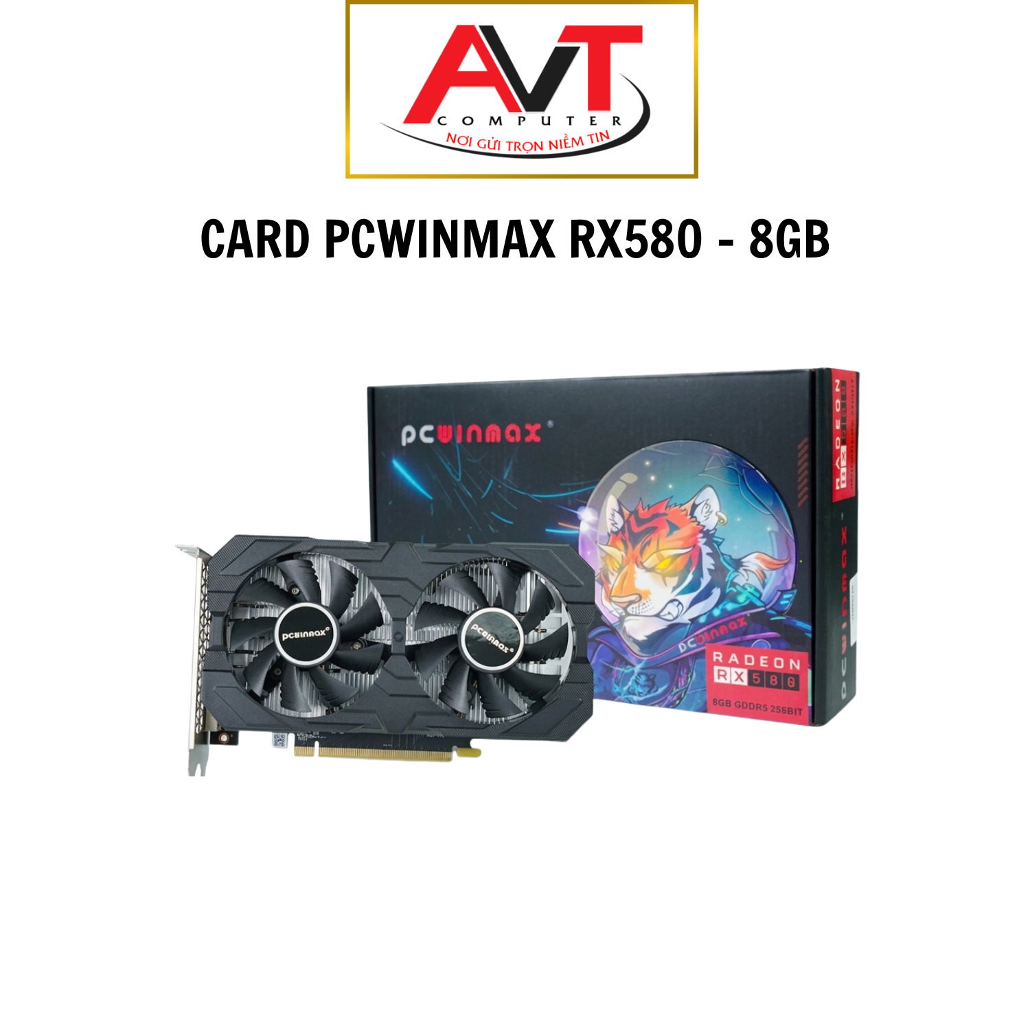 VGA PC WINMAX  RX580 8GD5 hàng mới 100% bảo hành chính hãng 36 tháng